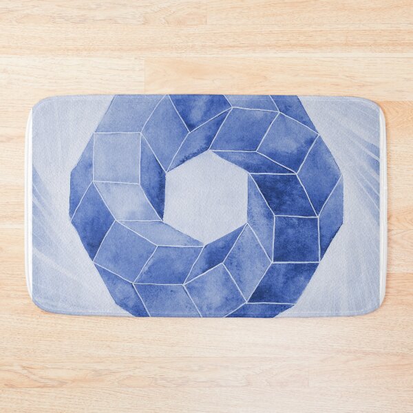 Item preview, Watercolor Impossible Polyhedron . Blue .  designed and sold by maruwatercolor.