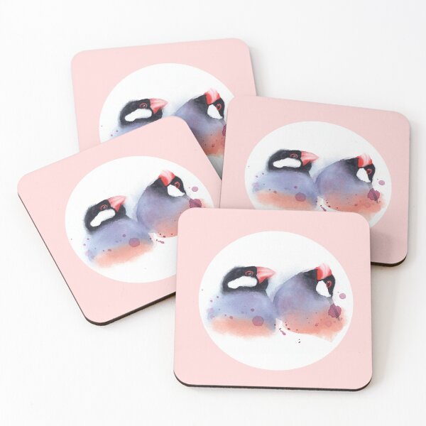 Item preview, Java sparrow watercolor designed and sold by arianne-art.