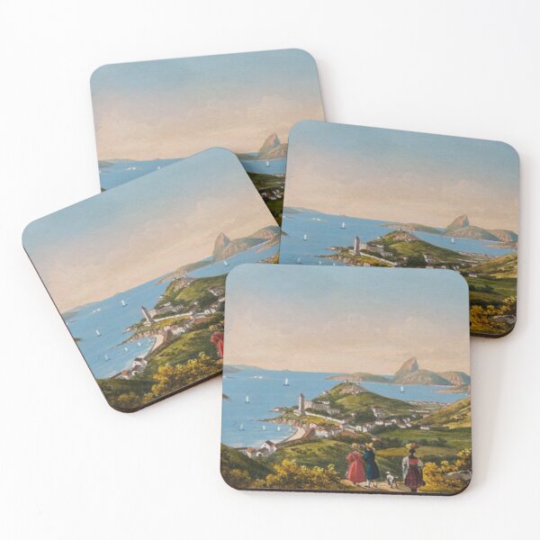 Item preview, Couple appreciating view in Rio (Rio de Janeiro) designed and sold by AntiqueBrazil.