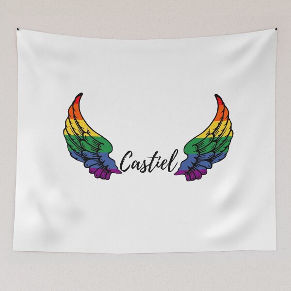 Item preview, Castiel rainbow wings designed and sold by LannisterOnMars.