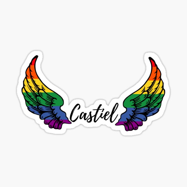 Castiel Wings Sticker for Sale by NerdKeepers