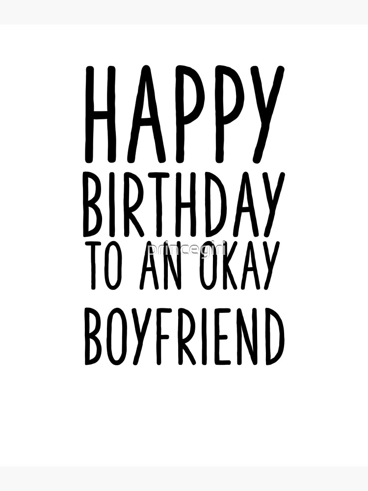 boyfriend birthday gifts Photographic Print for Sale by