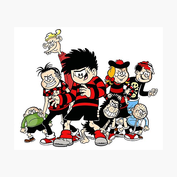 Dennis The Menace And Gang Photographic Print