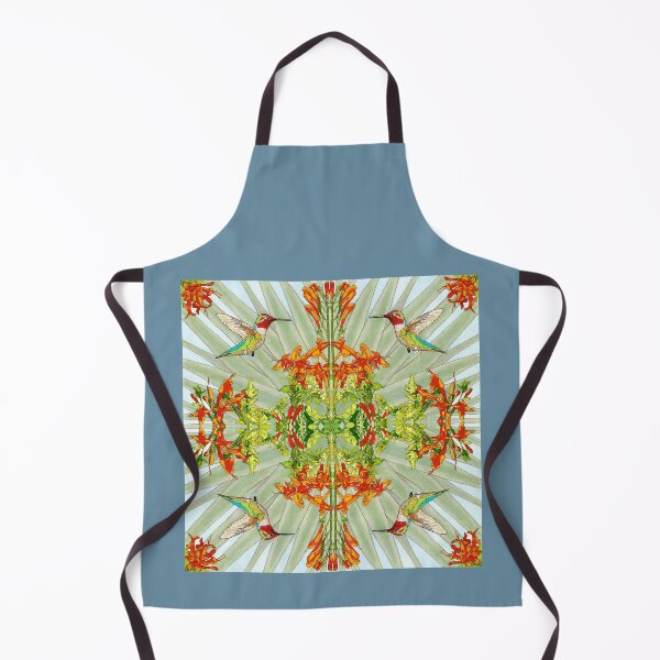 Item preview, Mirror Dazzle Mandala Annas Hummingbirds Square Image for Clothing etc designed and sold by HummingbirdPics.