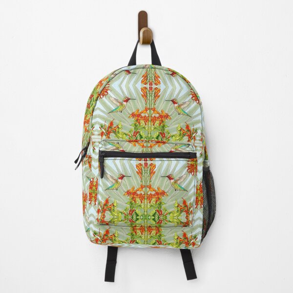 Item preview, Mirror Dazzle Mandala Annas Hummingbirds Square Image for Clothing etc designed and sold by HummingbirdPics.