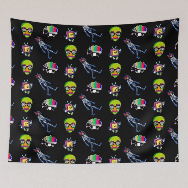 Item preview, Propaganda Manipulation Sticker Pack – Hypnotic Sheeple Television Skeleton designed and sold by The Green Corner.