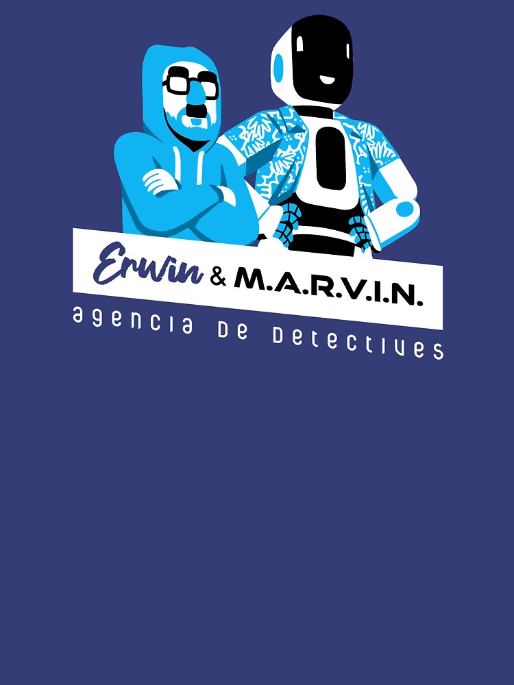 Imagen 7 de 7, Camiseta clásica con la obra Erwin & M.A.R.V.I.N., diseñada y vendida por Biotopía Shop.