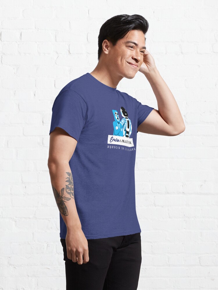Imagen 5 de 7, Camiseta clásica con la obra Erwin & M.A.R.V.I.N., diseñada y vendida por Biotopía Shop.