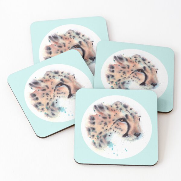 Item preview, Cheetah watercolor designed and sold by arianne-art.