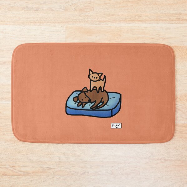 Item preview, Dog on a Dog Bed Doodle designed and sold by tdoodles.