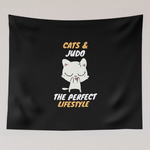 Item preview, cats and judo lifestyle designed and sold by SnowballStep.
