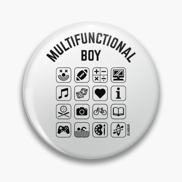 Item preview, Multifunctional Boy (16 Icons / Smartphone Design) designed and sold by MrFaulbaum.