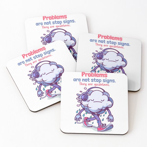 Item preview, Problems are not stop signs. They are guidelines.  designed and sold by Coffisher.