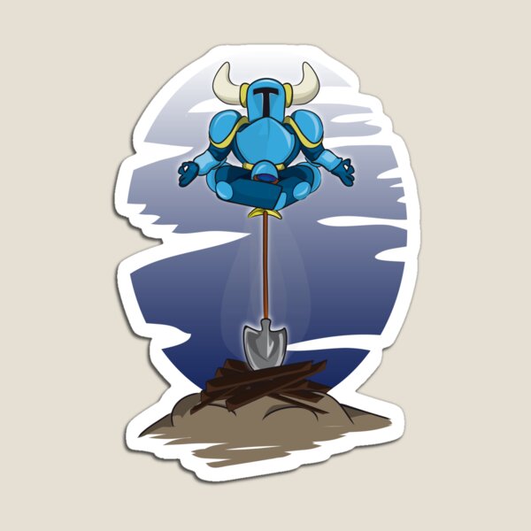 Shovel Yoga Knight Magnet
