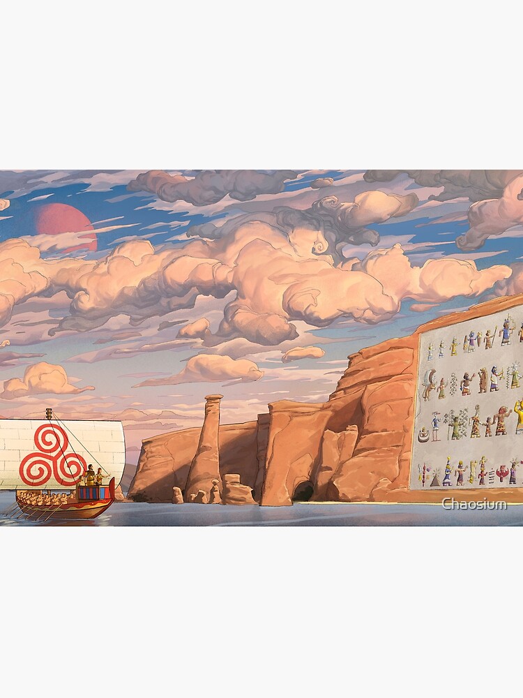 Thumbnail 2 of 2, Jigsaw Puzzle, The Gods Wall - Left (1/3) designed and sold by Chaosium.