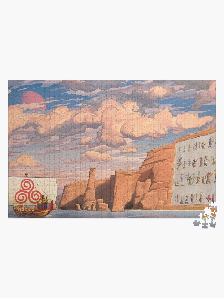 Thumbnail 1 of 2, Jigsaw Puzzle, The Gods Wall - Left (1/3) designed and sold by Chaosium.