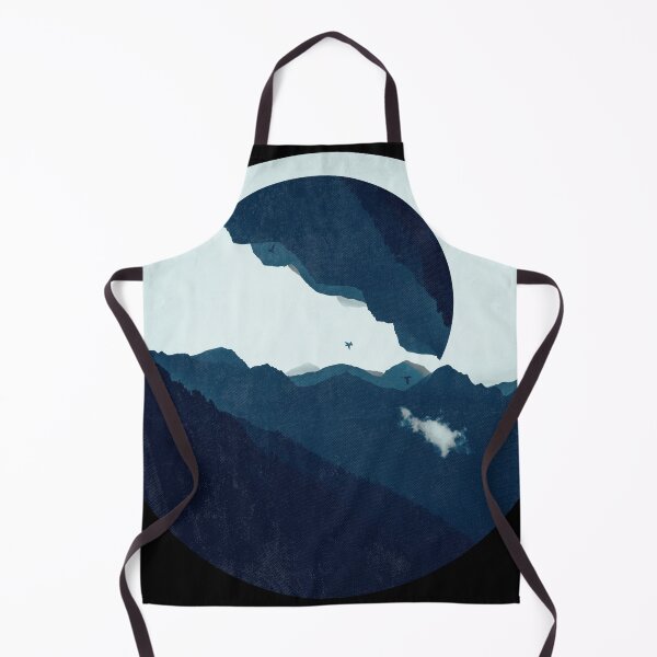 Item preview, Dark Peaks - Mountain Silhouettes Circle designed and sold by Dyrk Wyst Redbubble Shop.