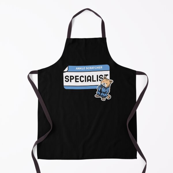 Item preview, Ankle scratcher specialist, Dressed cat cartoon designed and sold by BeebopGraphics.