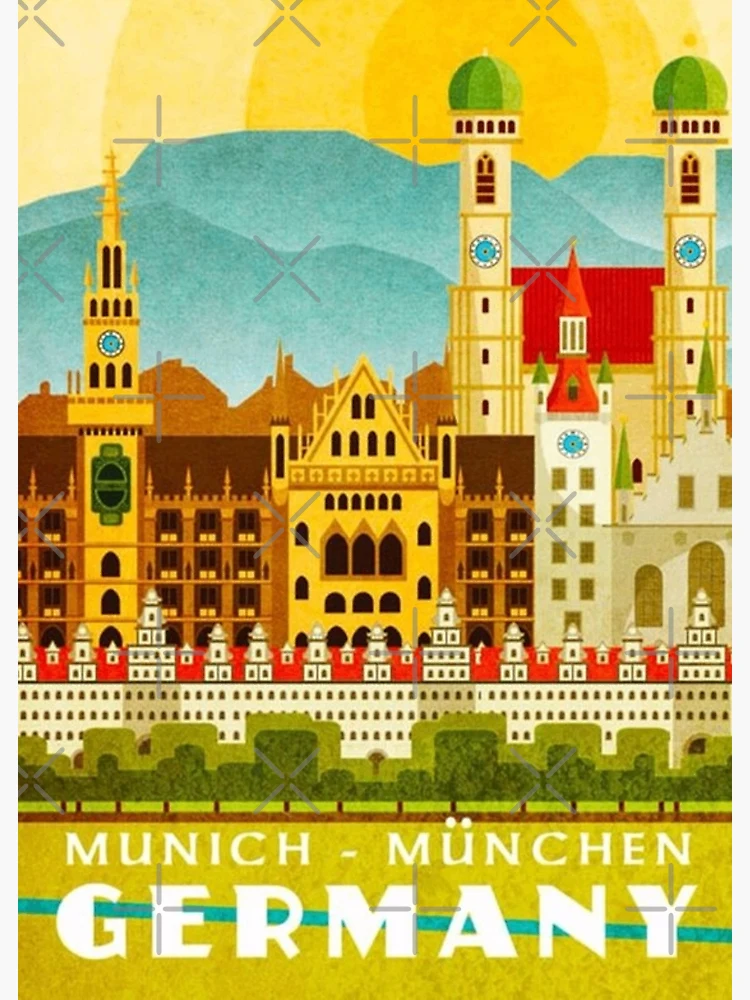 Munich Germany Vintage travel | Poster