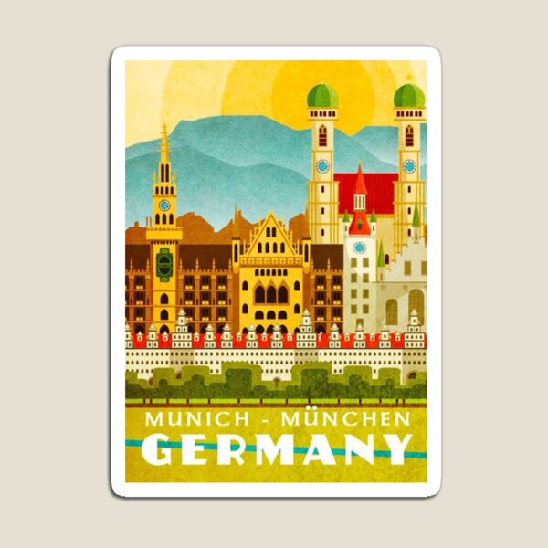 Item preview, Munich Germany Vintage travel designed and sold by More than Myriad.