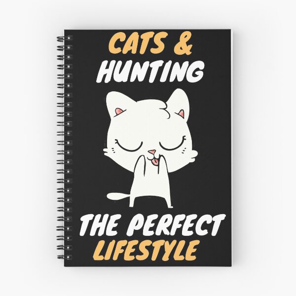 Item preview, cats and hunting lifestyle designed and sold by SnowballStep.