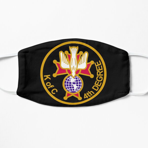 knights of columbus 4th degree Flat Mask