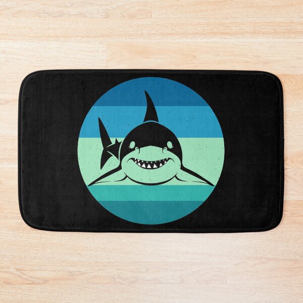 Item preview, Distressed Retro Vintage Sharks designed and sold by jcorres.