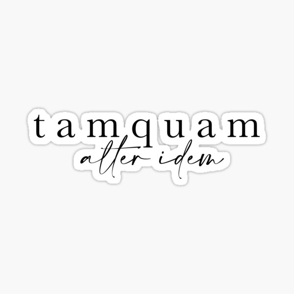 Item preview, Tamquam, alter idem designed and sold by munistopato.