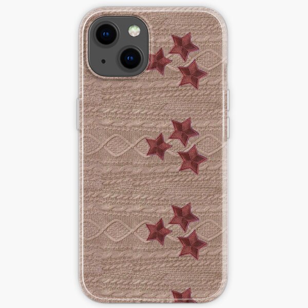 Red cardigan star  iPhone Soft Case