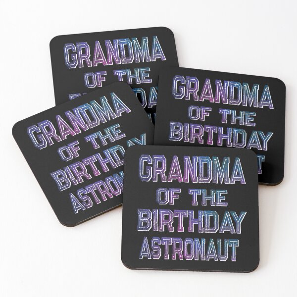 Item preview, Grandma Of The Birthday Astronaut Boy And Girl Space Theme print designed and sold by Grabitees.