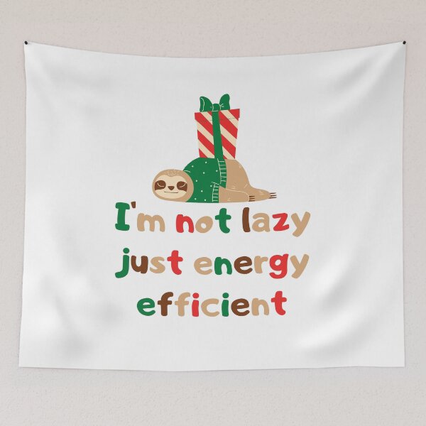 Item preview, I'm not lazy just energy efficient designed and sold by Damian Strzechowski.