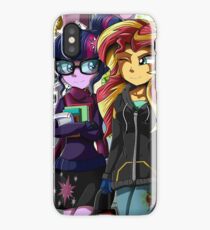 MLP EQG: Twilight and Sunset iPhone Case