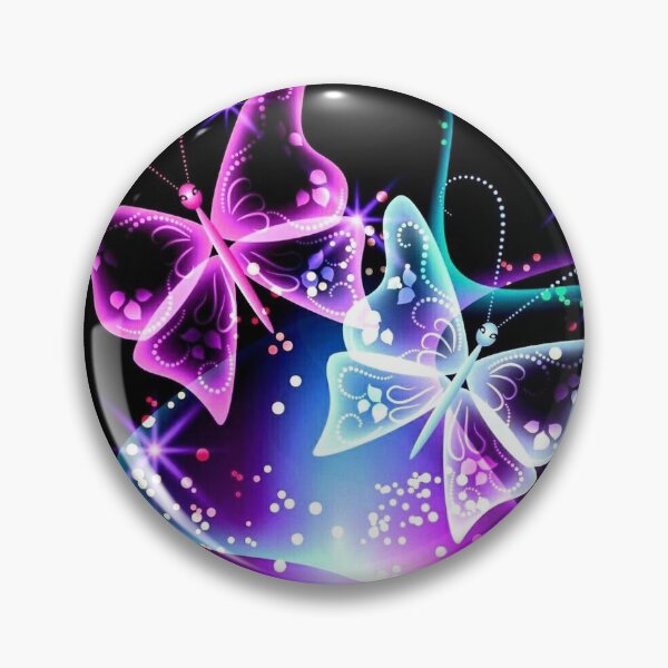 Item preview, Glowing Neon Butterflies designed and sold by ReesDesigns.