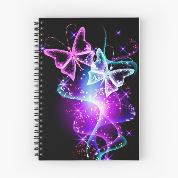 Item preview, Glowing Neon Butterflies designed and sold by ReesDesigns.