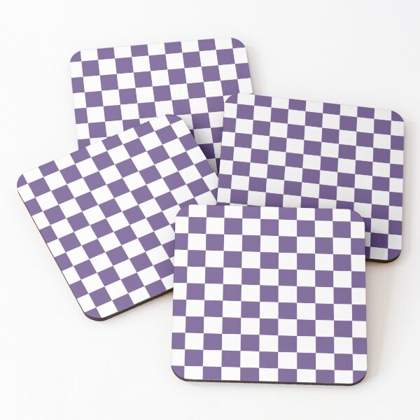 Item preview, Purple and White Ichimatsu Traditional Japanese Pattern designed and sold by Heedee Design.
