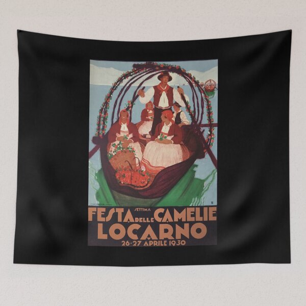 Item preview, retro classic Locarno poster designed and sold by CorasPosters.