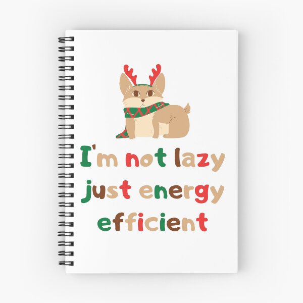 Item preview, I'm not lazy just energy efficient bunny designed and sold by Damian Strzechowski.