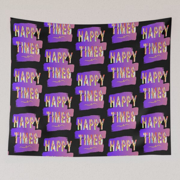Item preview, Happy Times, Abstracto, Palabras abstractas Diseño Arte Abstracto designed and sold by Adri Barnard.