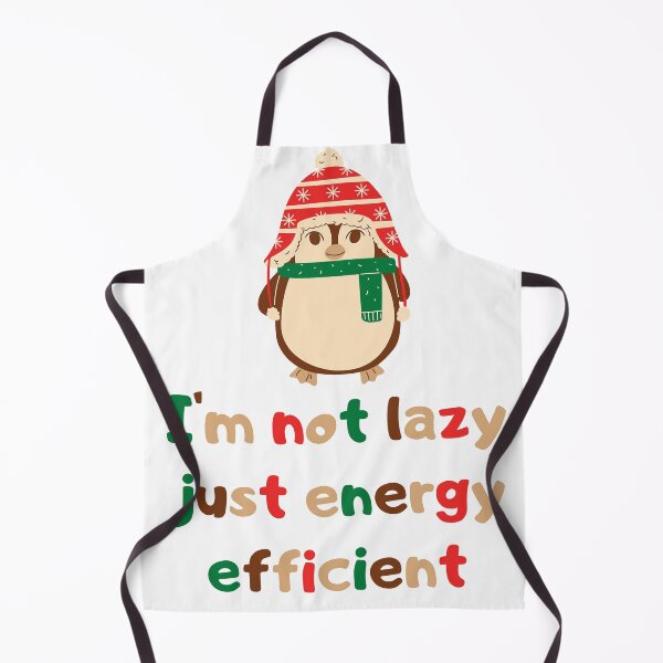 Item preview, I'm not lazy just energy efficient penguin designed and sold by Damian Strzechowski.