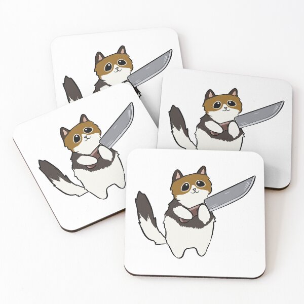Item preview, Cute Cat holding a Knife  designed and sold by abbiekye.
