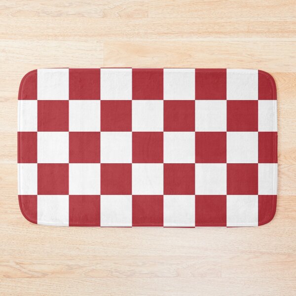 Item preview, Red and White Ichimatsu Traditional Japanese Pattern designed and sold by Heedee Design.