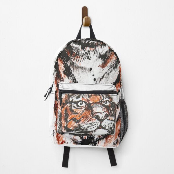 Item preview, A Glimmer of Wild - Tiger drawing designed and sold by Running Duck Studio.
