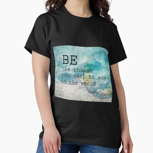 Item preview, Gandhi Quote Be The Change designed and sold by art64.