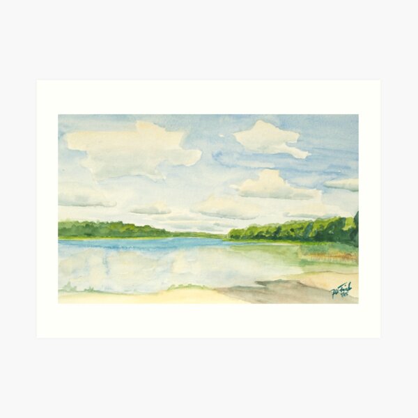 Luebbesee Templin - Uckermark Art Print