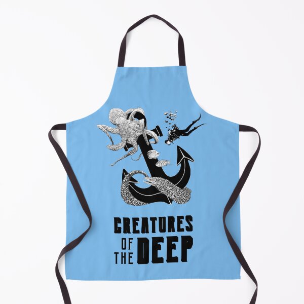 Item preview, Scuba Diver Gift | Sea Creatures | Anchor Octopus Eel Fish Ocean Creatures of the Deep designed and sold by KirstyNadineArt.