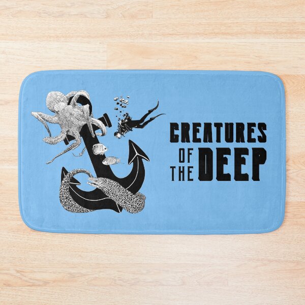 Item preview, Scuba Diver Gift | Sea Creatures | Anchor Octopus Eel Fish Ocean Creatures of the Deep  designed and sold by KirstyNadineArt.