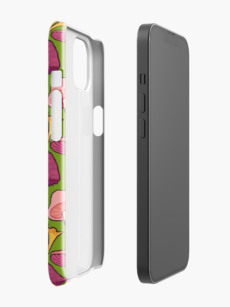 Alternate view of mushrooms from your back yard iPhone Case