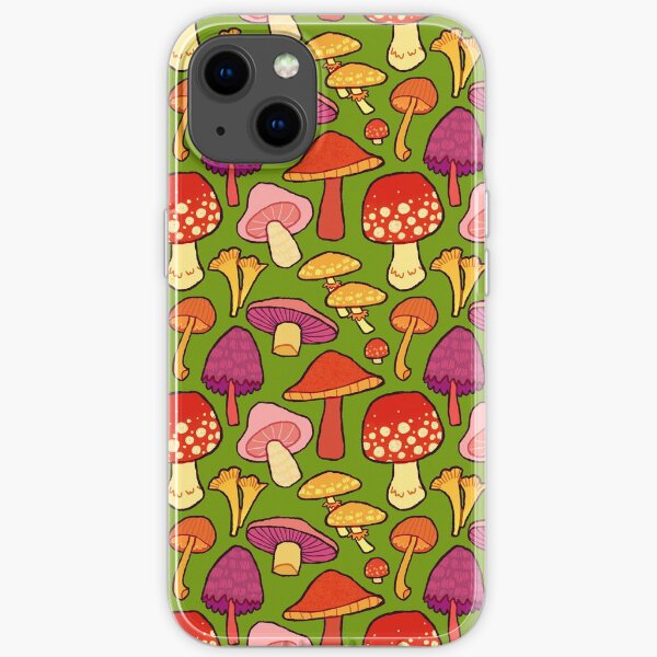 mushrooms from your back yard iPhone Soft Case