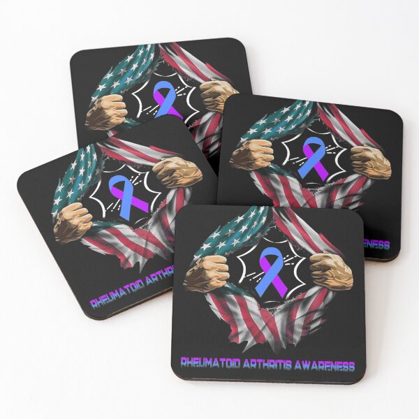 Item preview, Rheumatoid Arthritis Awareness American Flag designed and sold by ArangoaStore.