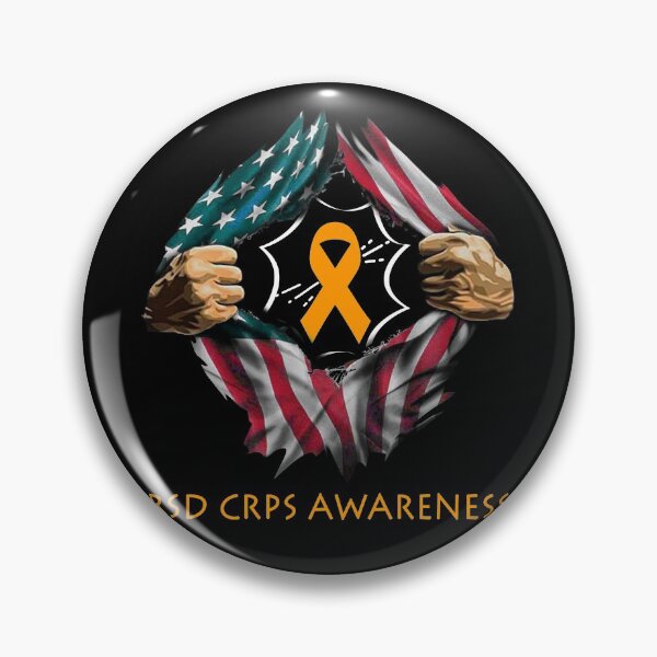 Item preview, RSD CRPS Awareness American Flag designed and sold by ArangoaStore.